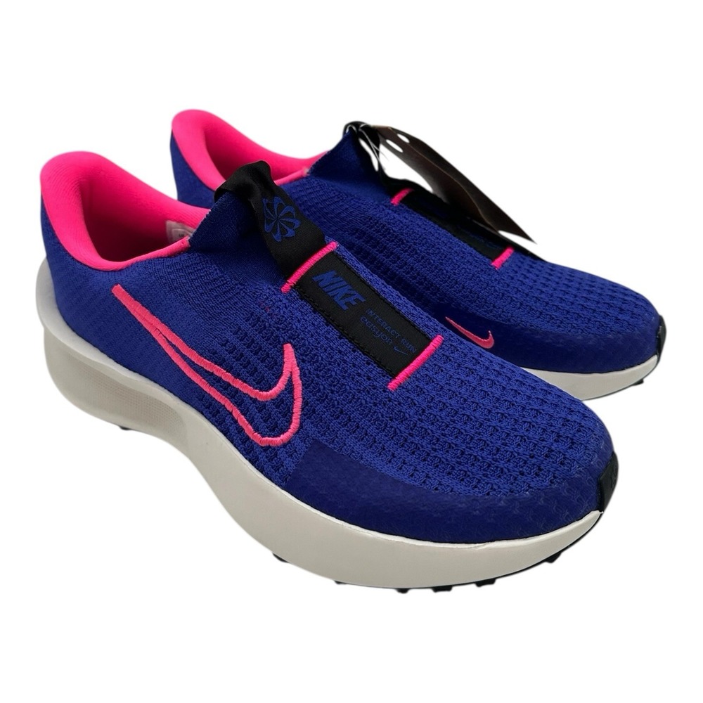 New, never worn. Nike Women’s Athletic Slip-On Sneakers in Blue and Pink